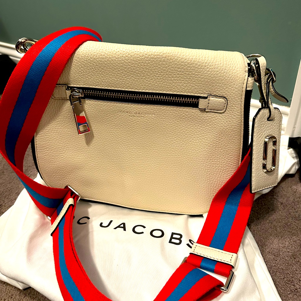 Marc Jacobs Brand New White Saddle Bag